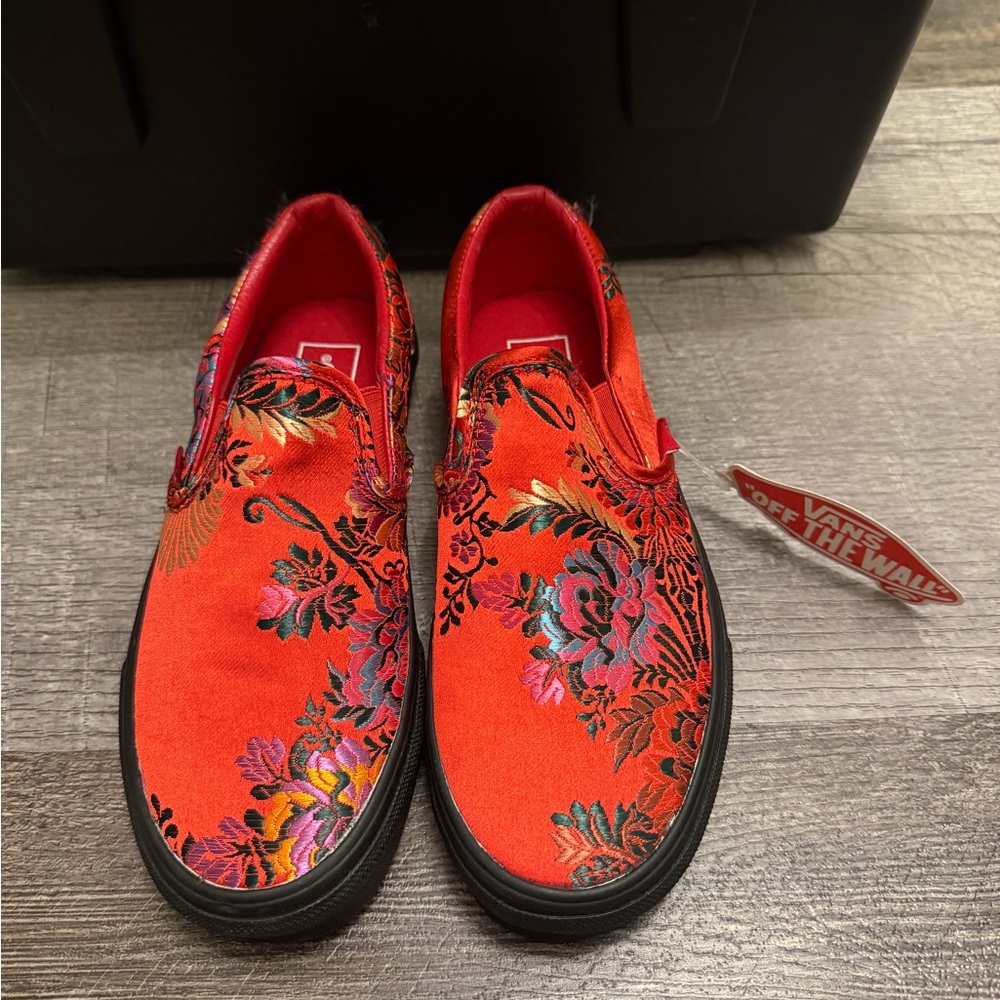 Chinese New Year Vans Classic Gum Sole Sneakers